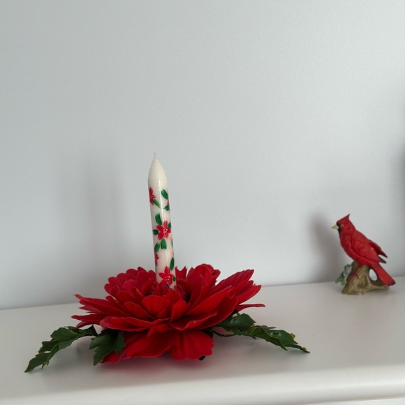 Bundle of 3 pieces candle holderFestive Floral Candles - Picture 11 of 12